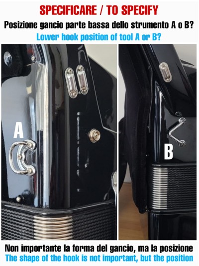 Double Support STRAPS "A" for ACCORDION EVOLUTION GP