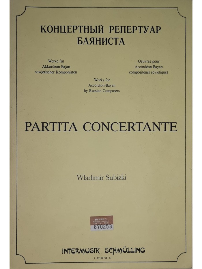 PARTITA CONCERTANTE