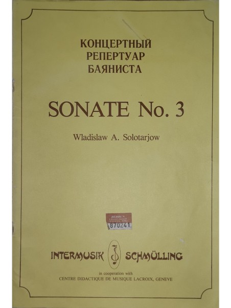SONATE Nr. 3