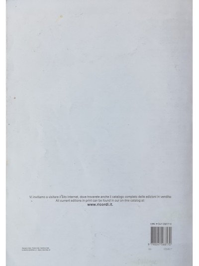 Album Ricordi per Fisarmonica n°1