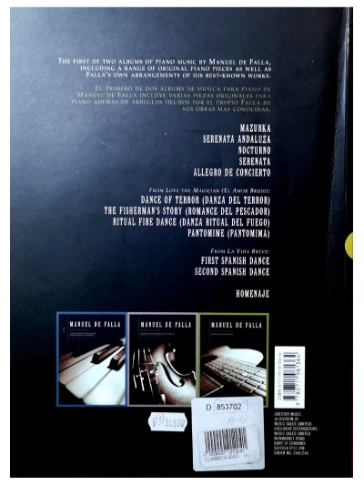 Manuel de Falla - Music for Piano