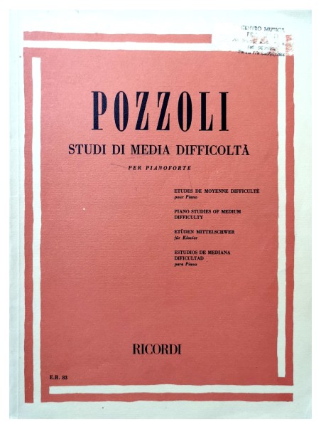 POZZOLI - Studi di media difficoltà